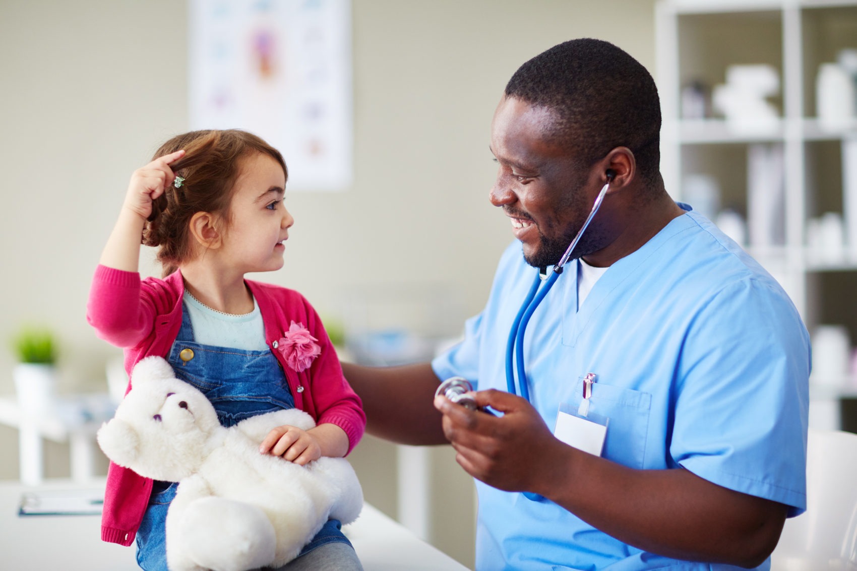 Child with Medical Assistant